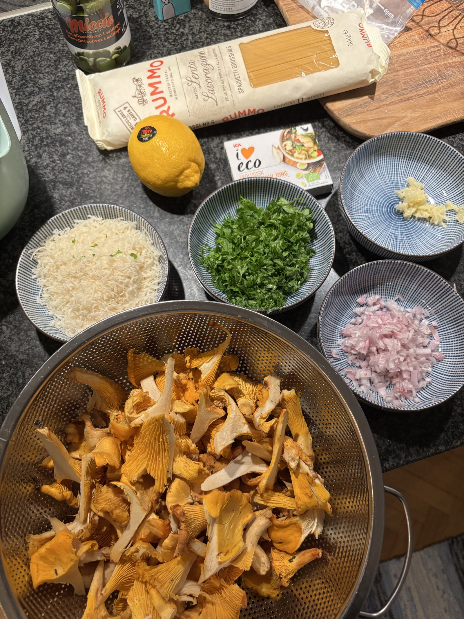 Årets kantarellpasta