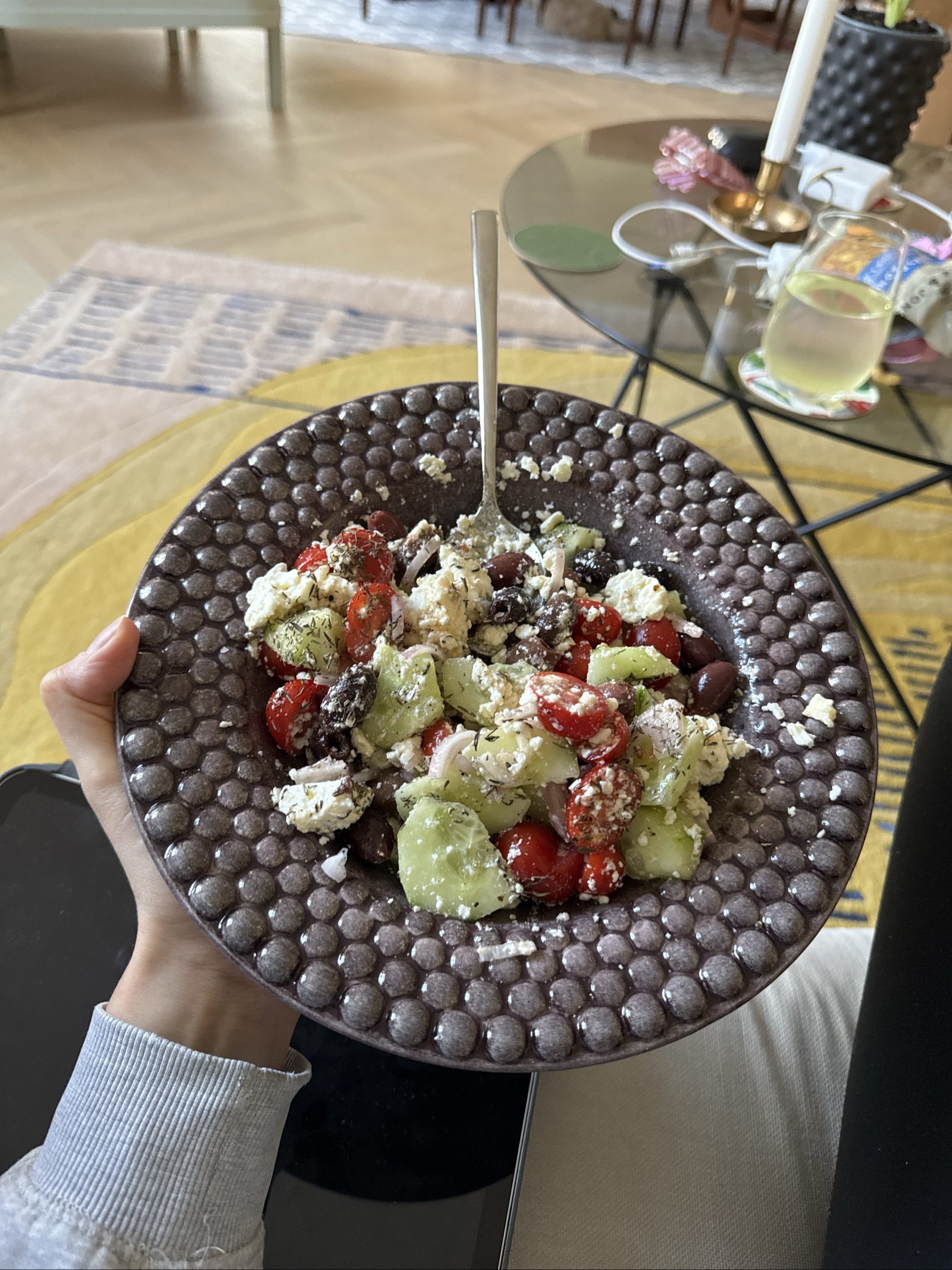 En perfekt grekisk sallad (horiatiki)