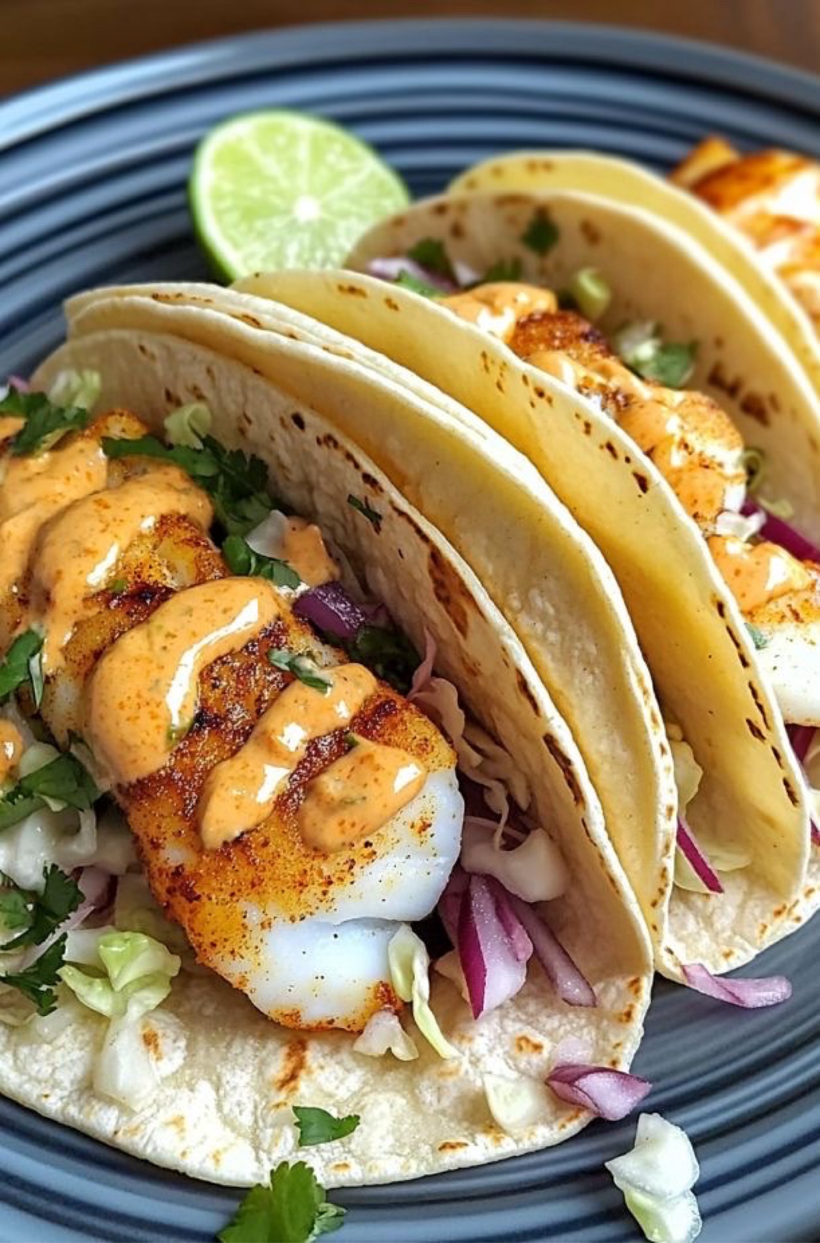Zesty Fish Tacos with Spicy Sriracha Lime Sauce